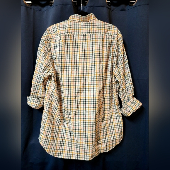 NWT J Crew Men's Flex Washed Plaid Button-Up Shirt Size XL - Picture 5 of 6